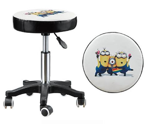 Minions custom print bar stool