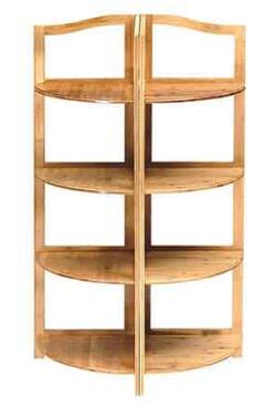 hotel wooden corner plant pantray stand shelves