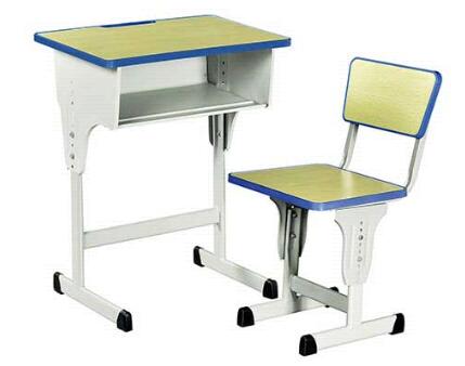 adjustable metal frame classroom chairs and table