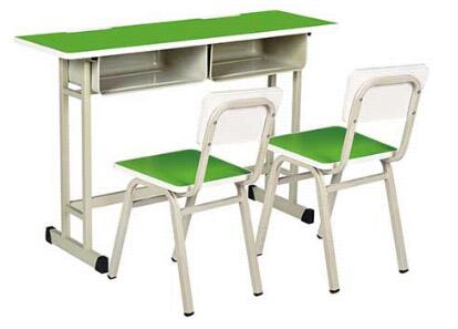 dual classroom desk and chairs