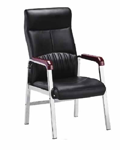 metal legs and PU seat and back office chair