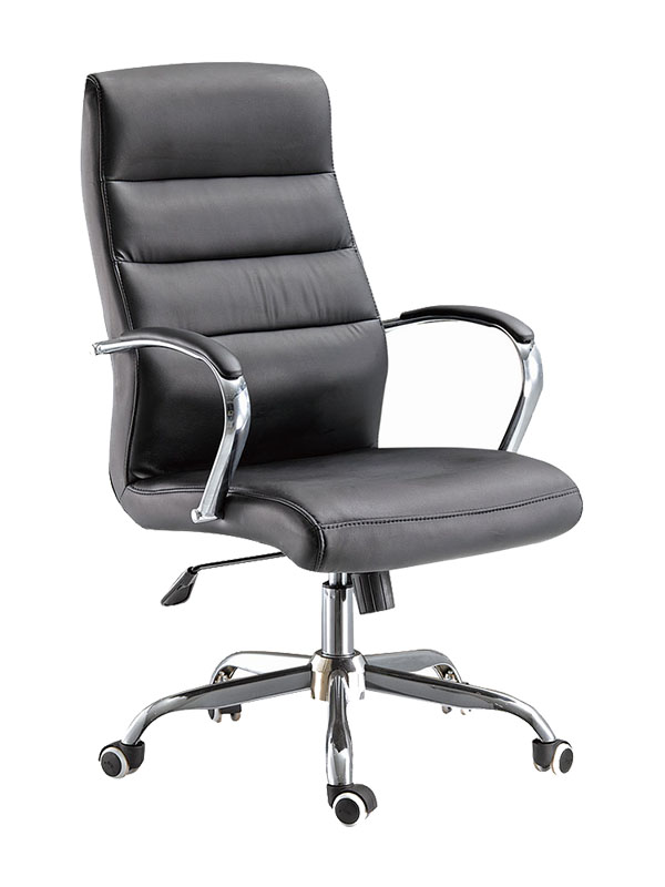 brown leather executive office chair